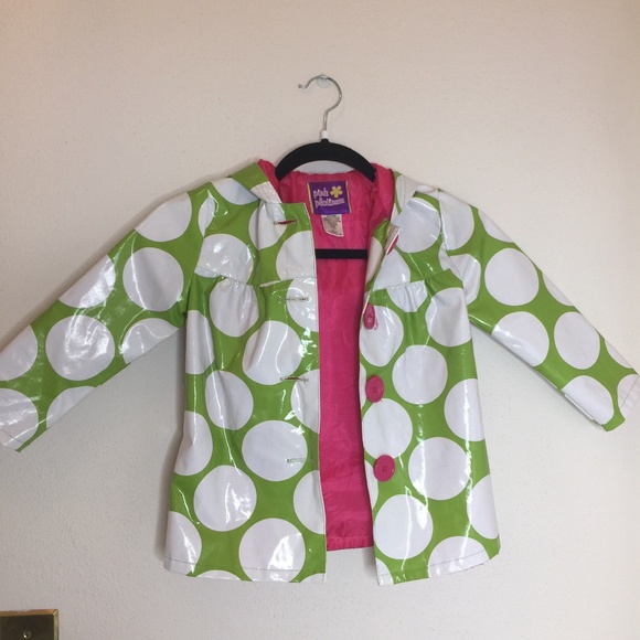 Pink Platinum Girls Sz/4 Rain Jacket - Picture 1 of 6